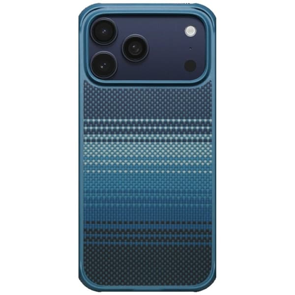 PITAKA Mobilskal till iPhone 17 Pro Max MagSafe Aramid ProGuard Blå