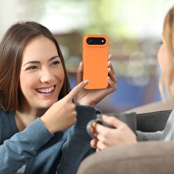Mobilskal till iPhone Air Plast Stöttålig Bakcover - Orange Orange