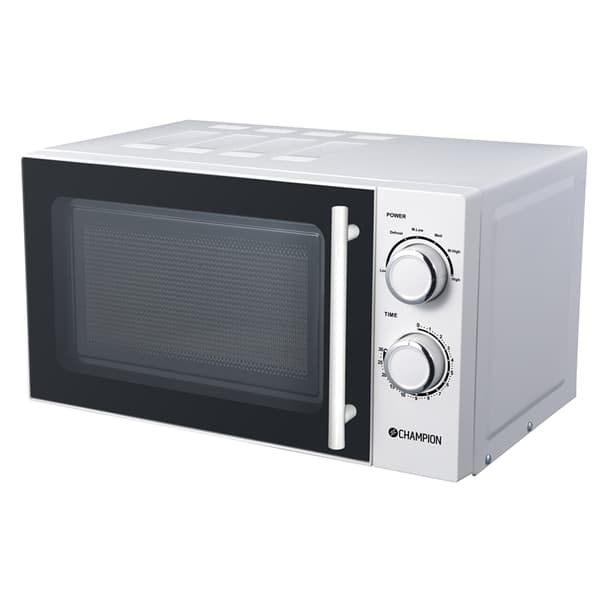 Champion Mikrobølgeovn 20L 700W - Hvid Vit