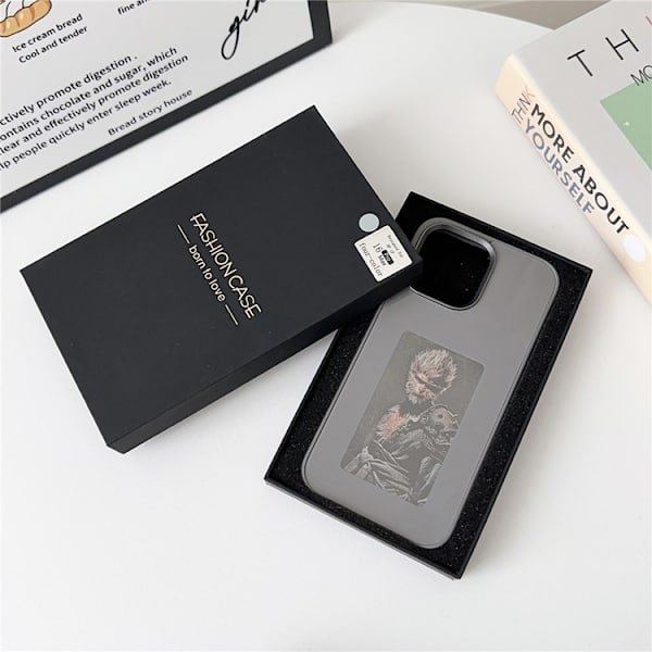 Mobilskal till iPhone 16 Plus E Ink 4-Color Display - Grå Grå