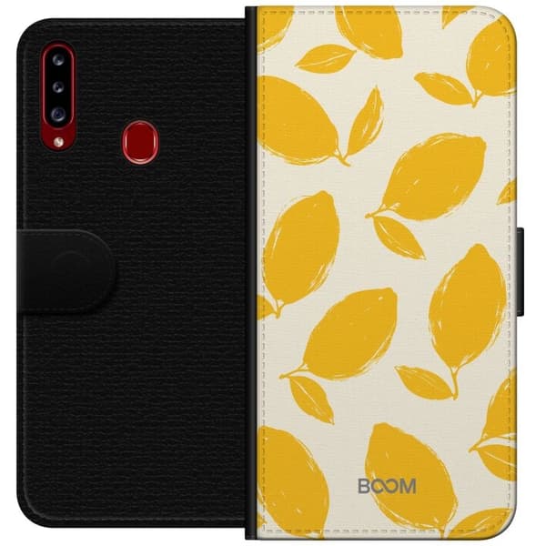 Plånboksfodral till Samsung Galaxy A20s med Lemon Breeze
