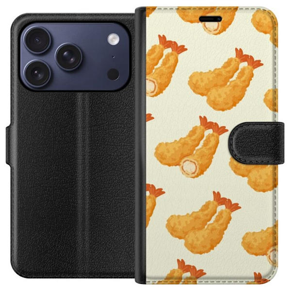 Plånboksfodral till Apple iPhone 17 Pro med Räkor