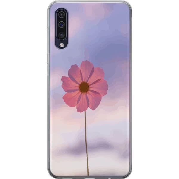 Mobilskal till Samsung Galaxy A50 med Rosa blomma