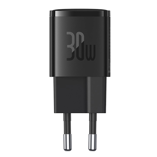 Baseus Snabbladdare 30W USB-C Cube Pro - Svart Svart