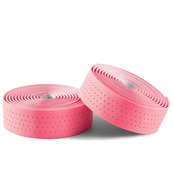 Rockbros perforeret silikone styringstape - lyserød Rosa