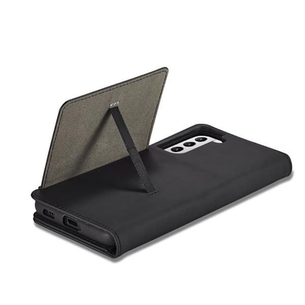 Galaxy S22 Plus Plånboksfodral Magnet Stand - Svart Svart
