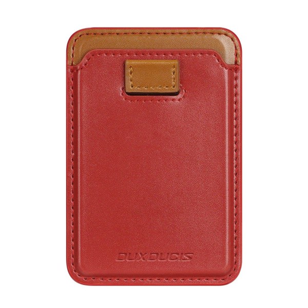Dux Ducis Magnetisk Læder Kortholder MagSafe RFID - Rød