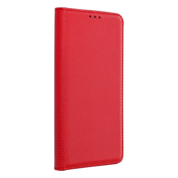 Galaxy A22 4G Lompakkokotelo Smart Tekonahka - Punainen Röd