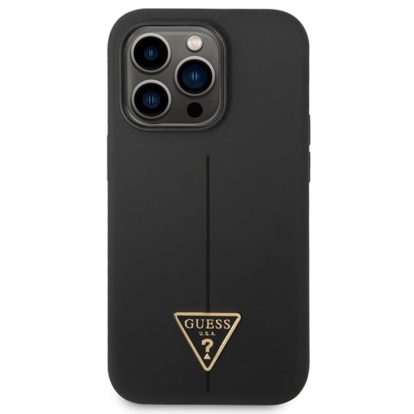 Guess Mobilskal till iPhone 14 Pro Max MagSafe Silicone Triangle