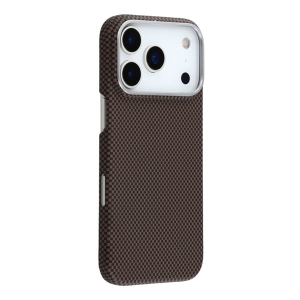 Mobilskal till iPhone 17 Pro MagSafe Carbon Fiber Brun