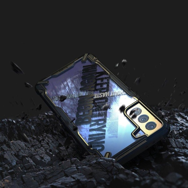 Ringke Fusion X Skal Samsung Galaxy S21 Plus 5G - Svart Cross Svart