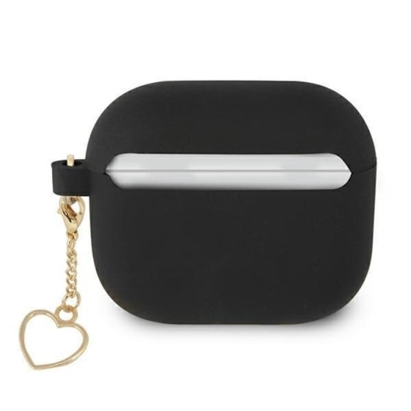 Guess Silicone Heart Charm Collection Skal Airpods Pro - Svart Svart