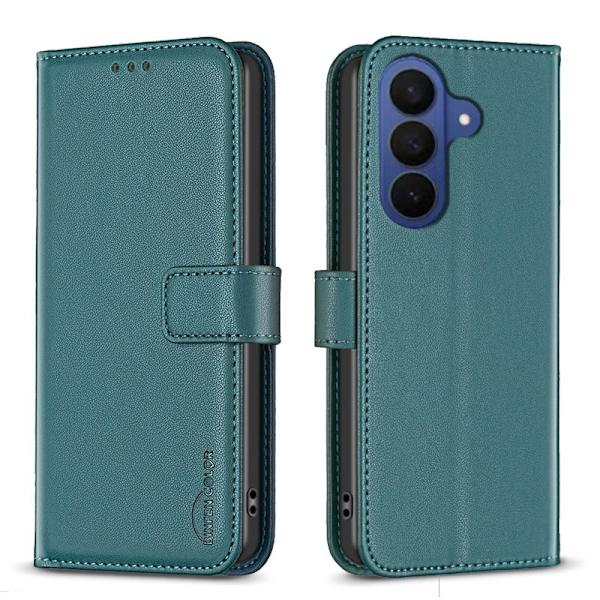 BINFEN Samsung Galaxy S26 Pro Plånboksfodral Folio Flip Konstläder - Grön