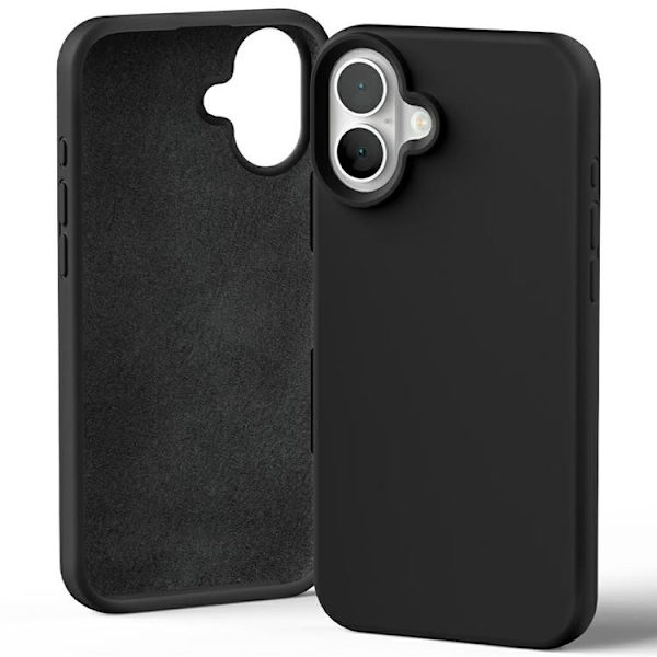 Mercury Telefontaske til iPhone 16 Plus Silikone - Sort Black