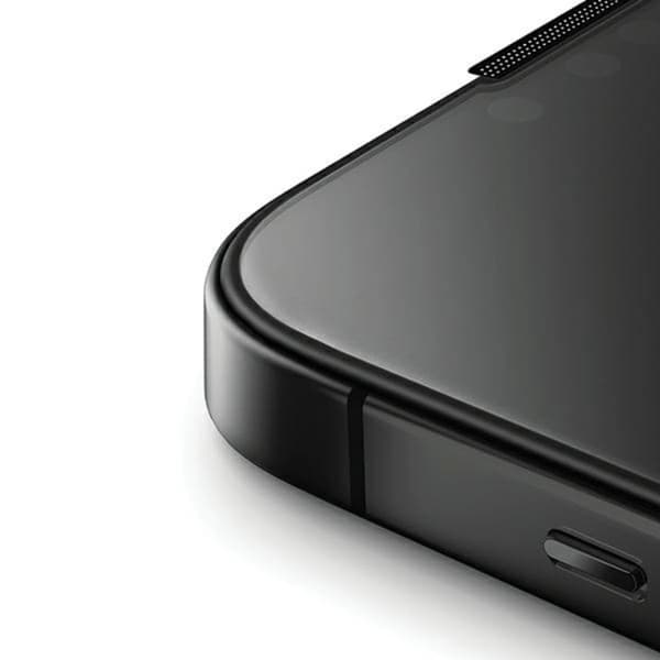 UNIQ iPhone 15 Pro Max Härdat Glas Skärmskydd Optix Vivid Svart