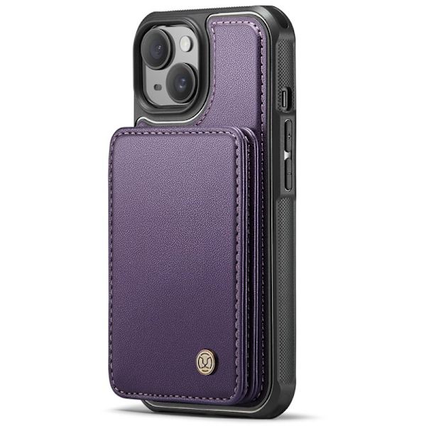 JEEHOOD J05 Mobilskal till iPhone 14 Plus Läder MobilLila