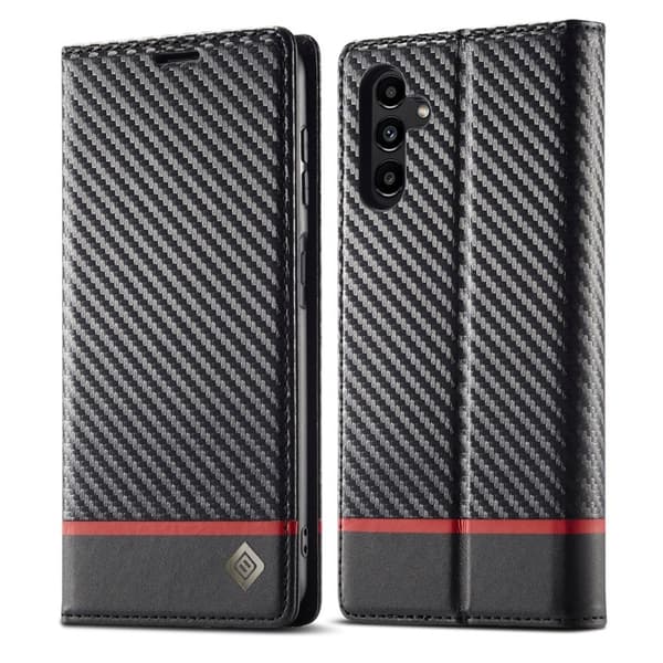 LC.IMEEKE Samsung Galaxy A17 5G Plånboksfodral Konstläder - Vit