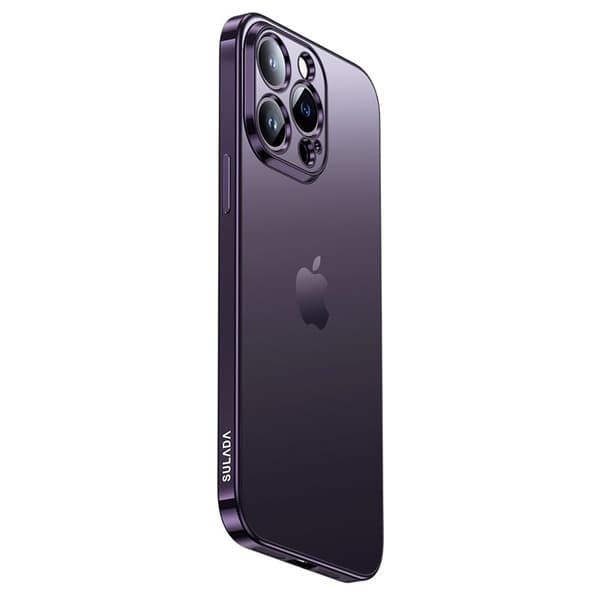 SULADA Nature Series Mobilskal till iPhone 14 Pro Max TPU Ultra Slim Rosa