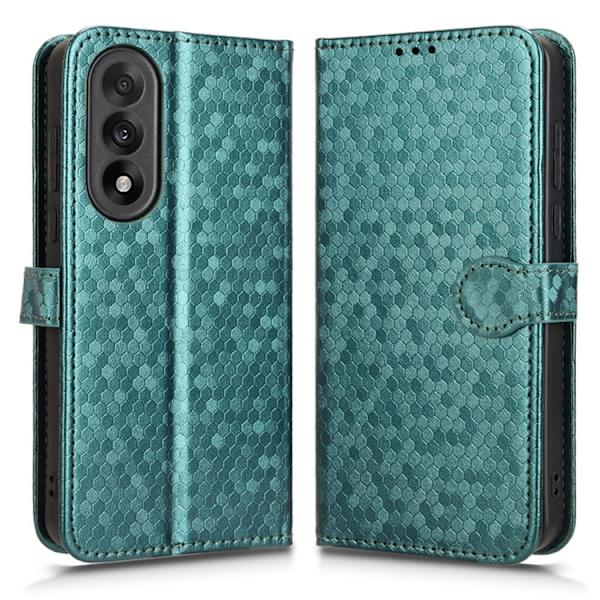 OnePlus Nord 5 Plånboksfodral Dot Pattern Imprint - Grön Grön