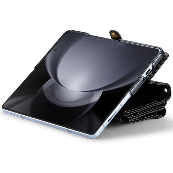 CASEME Plånboksfodral Konstläder för Samsung Galaxy Z Fold6 5G - Svart