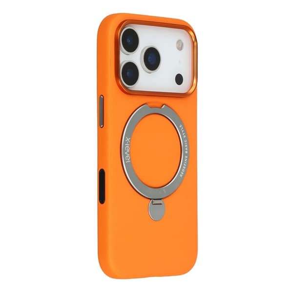 X-LEVEL Mobilskal till iPhone 17 Pro MagSafe Kickstand - Orange Orange