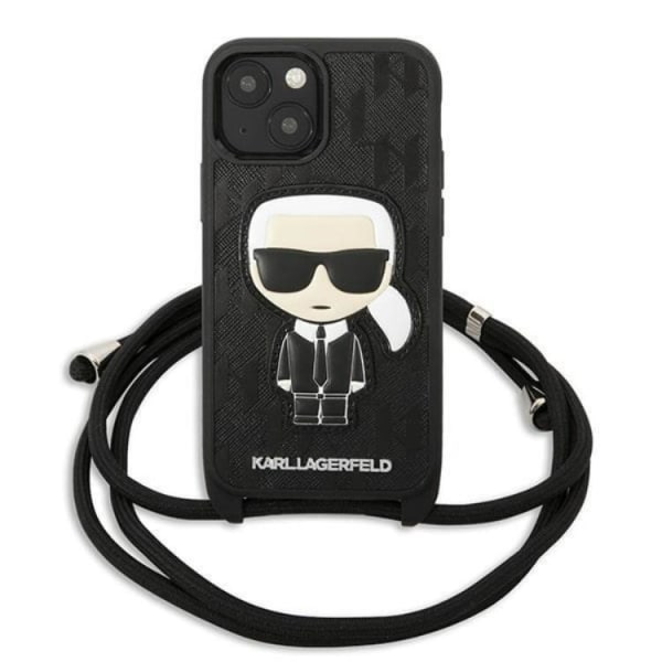 Karl Lagerfeld iPhone 13 mini Skal Monogram Patch and Cord Iconi