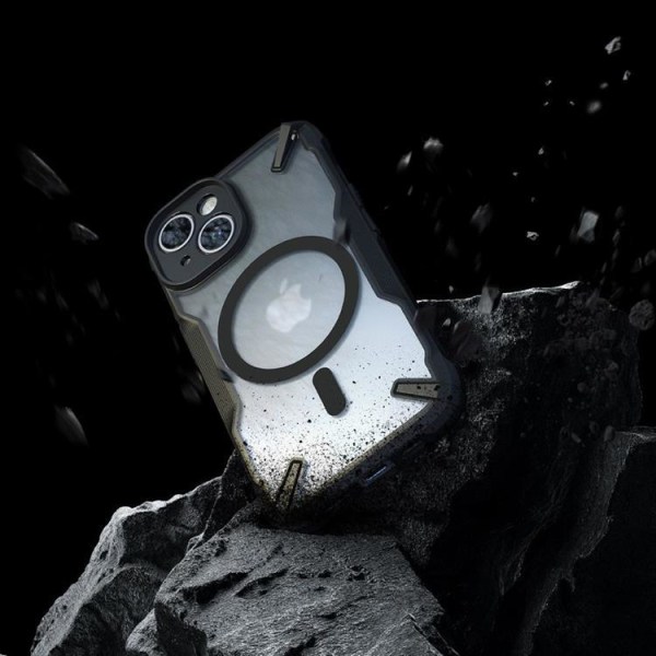 Ringke iPhone 15 Plus Mobilcover Magsafe Fusion X - Mat Sort