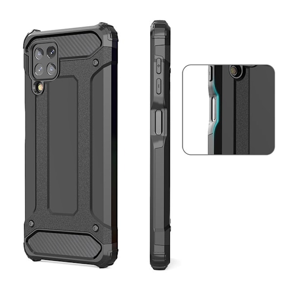 Galaxy A22 4G Skal Hybrid Armor Tough Rugged - Gyllene