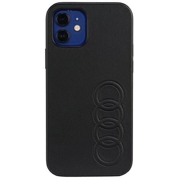Audi iPhone 11 Pro Mobilskal Syntetiskt Läder - Svart Black