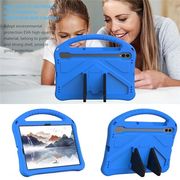Mobilskal till Galaxy Tab S11 Kickstand Shockproof - Blå Blå
