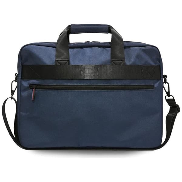 BMW Datorfodral 16" Nylon Pockets & Metal Logo - Navy Blå