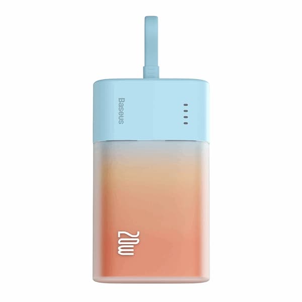 Baseus Powerbank 5200mAh Popsicle 20W - Blå/Orange Orange
