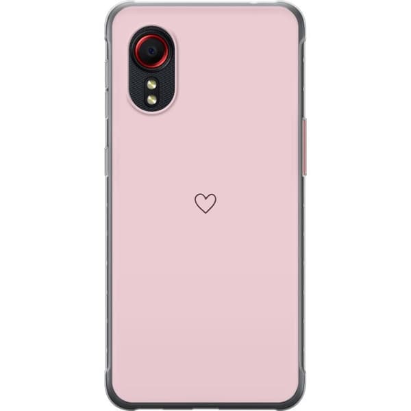 Telefontaske til Samsung Galaxy Xcover 5 med lille hjerte