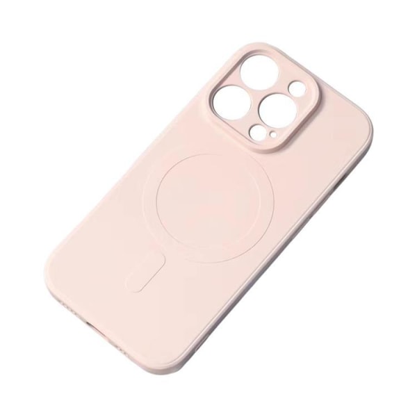 iPhone 14 Plus matkapuhelimen suojakuori MagSafe Silicone - vaaleanpunainen