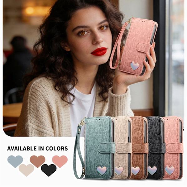 Plånboksfodral för Samsung Galaxy S26 Plus TKonstläder - Rosa