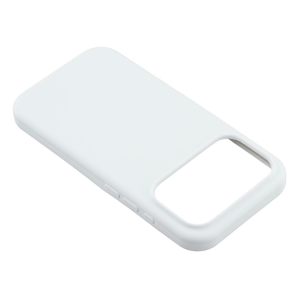 Mobilskal till iPhone 17 Pro Max Solid Silikon Shockproof - Vit