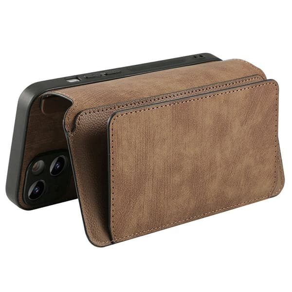 CASENEO MW-02 Samsung Galaxy A06 4G Plånboksfodral Konstläder - Brun