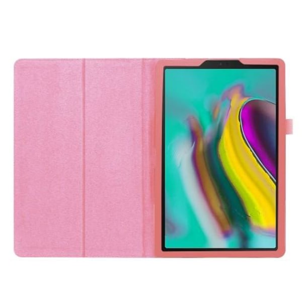 Litchi Texture Fodral för Samsung Galaxy Tab A 10.1" 2019 - Rosa Rosa