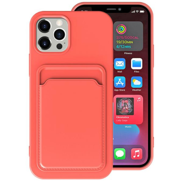 iPhone 13 Pro -kotelo korttipaikalla - vaaleanpunainen Pink