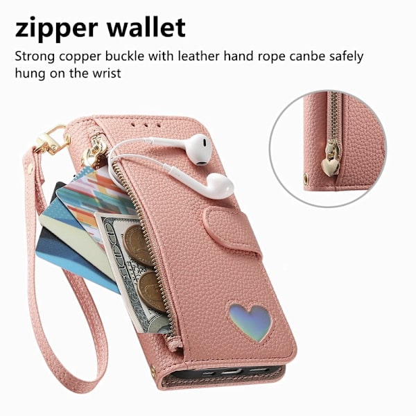 Plånboksfodral för Samsung Galaxy S26 Plus TKonstläder - Rosa