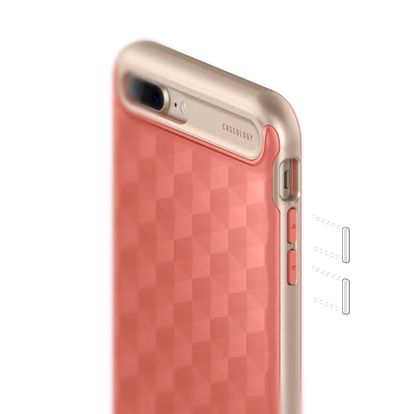 Caseology Parallax Cover til iPhone 7 Plus - Pink Pink