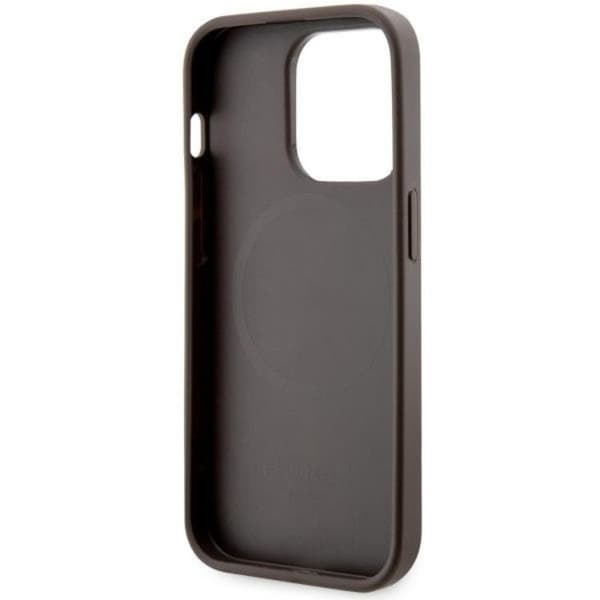 Guess iPhone 14 Pro Mobilskal MagSafe GCube Stripes - Brun Brun