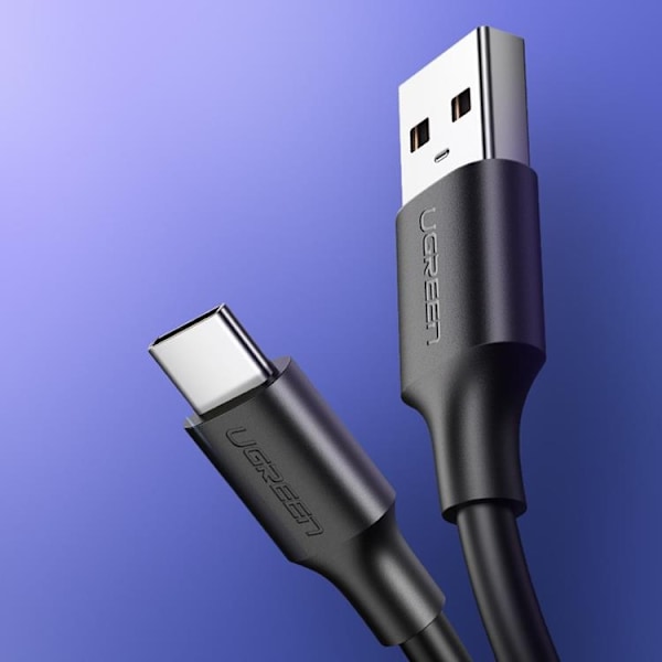Ugreen USB-C till USB-A kabel 0.25m - Svart