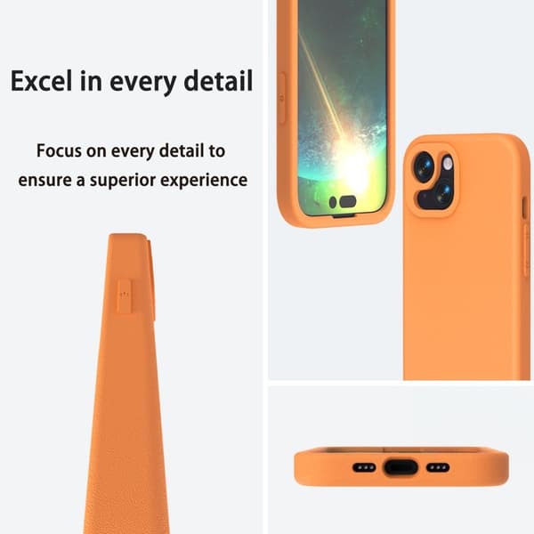 Mobilskal till iPhone 14/13 Shockproof EVA Skydd - Orange Orange