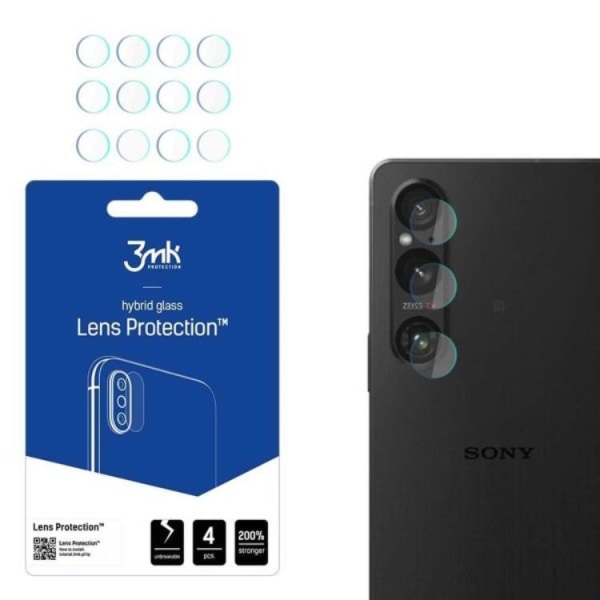 3MK Sony Xperia 1 V -kameran linssinsuojus karkaistua lasia