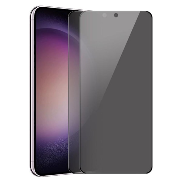 [2-PACK] Privacy Härdat Glas Skärmskydd Galaxy S23 Plus Svart