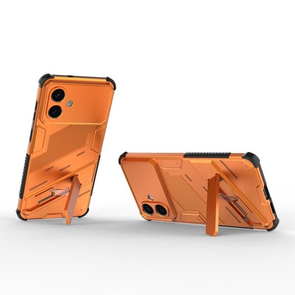 Mobilskal till Samsung Galaxy S26 Plus Plast Stötsäker Med Ställ - Orange