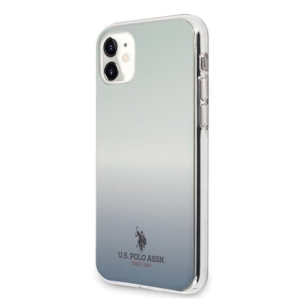 U.S. Polo Assn. Gradient Pattern Collection iPhone 11 Skal Blå Blue
