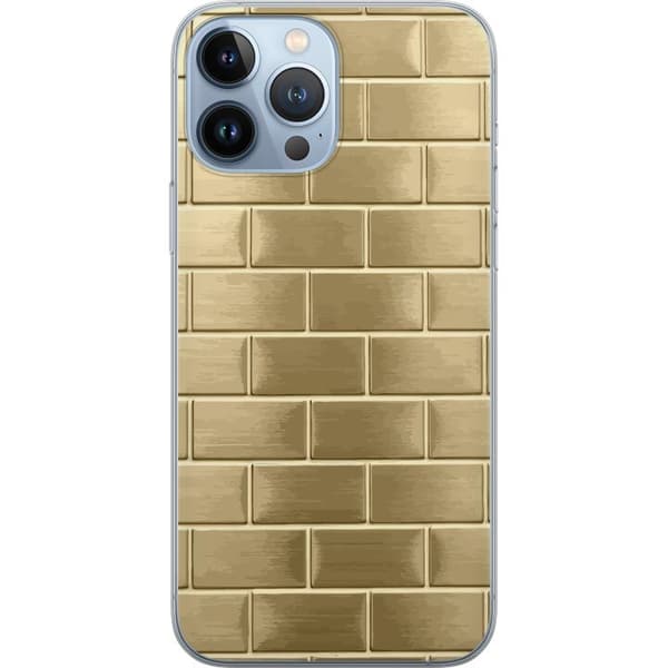 Mobilskal till Apple iPhone 13 Pro Max med Gyllene Murstenar