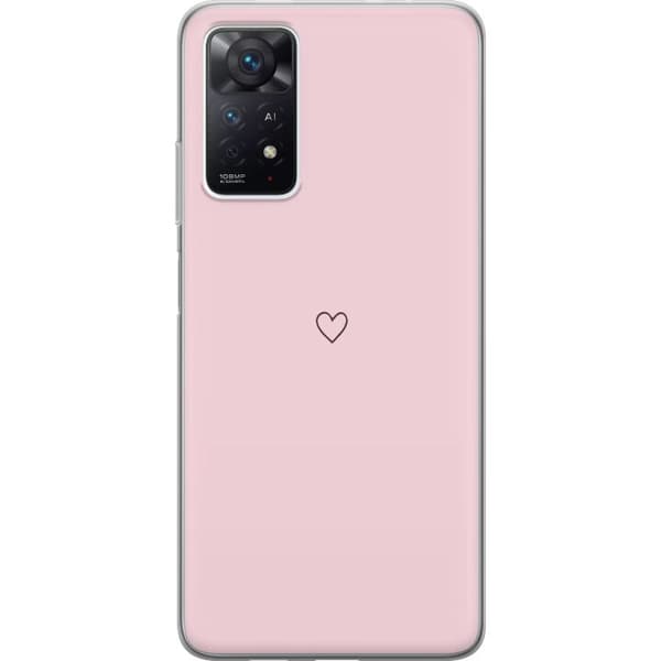 Mobilskal till Xiaomi Redmi Note 11 Pro 5G med Litet Hjärta